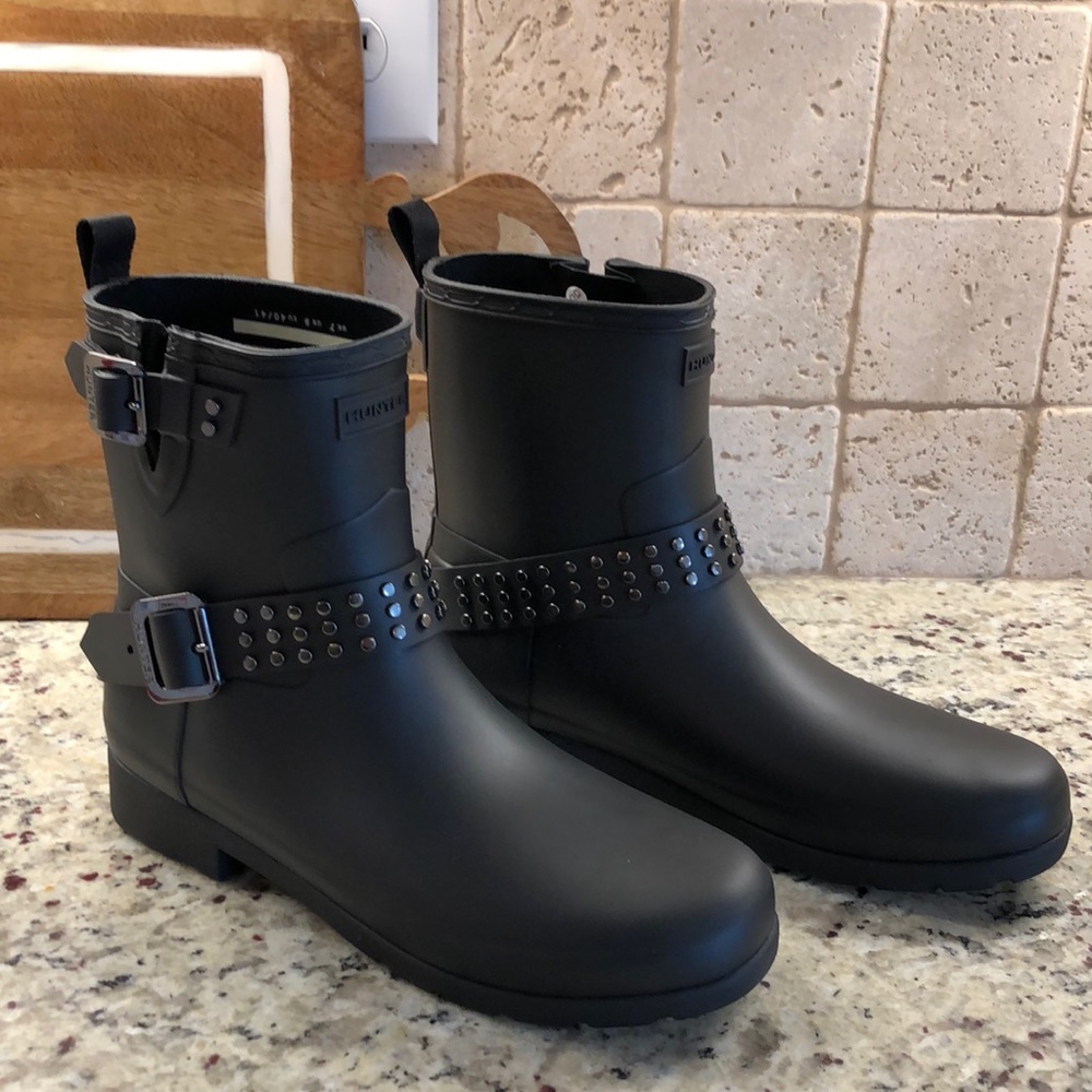 Hunter Boots Refined Ankle Rain Boot  NWT